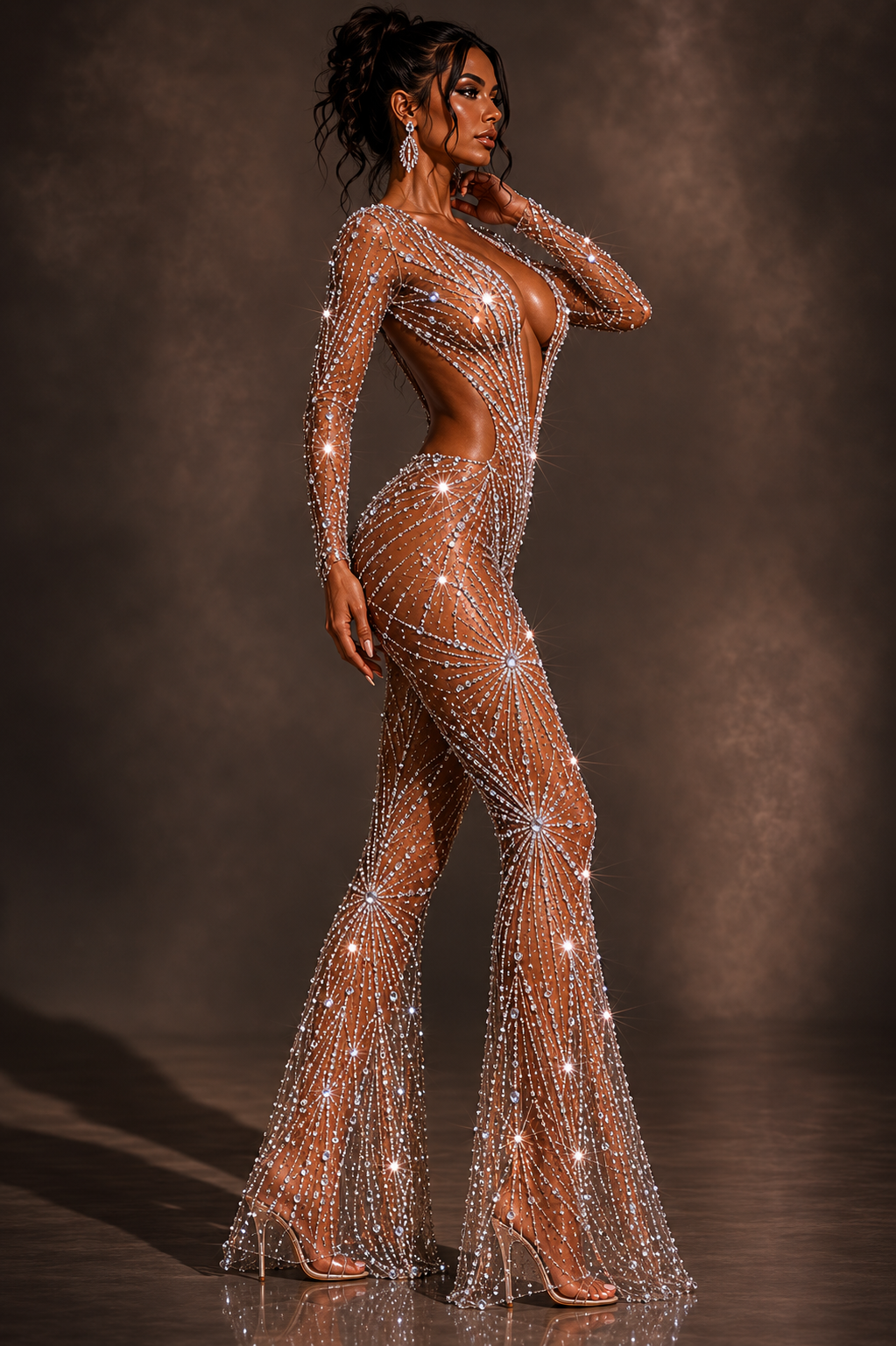 Crystal Icon Catsuit
