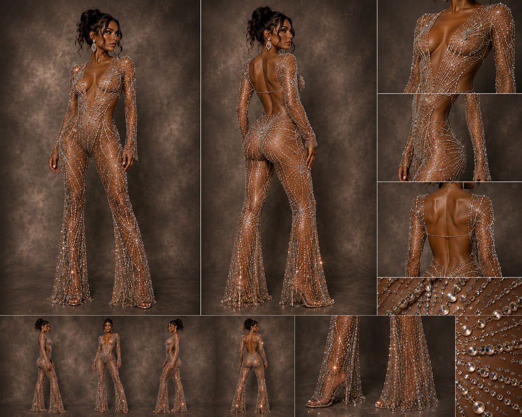 Crystal Icon Catsuit