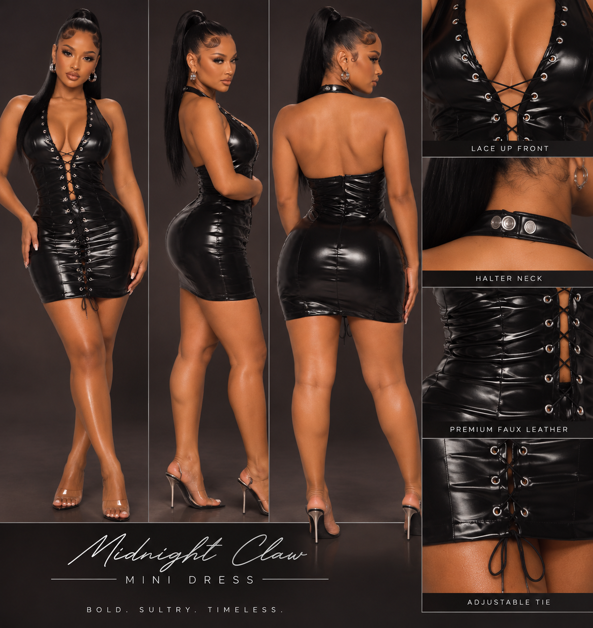 MIDNIGHT CLAW MINI DRESS