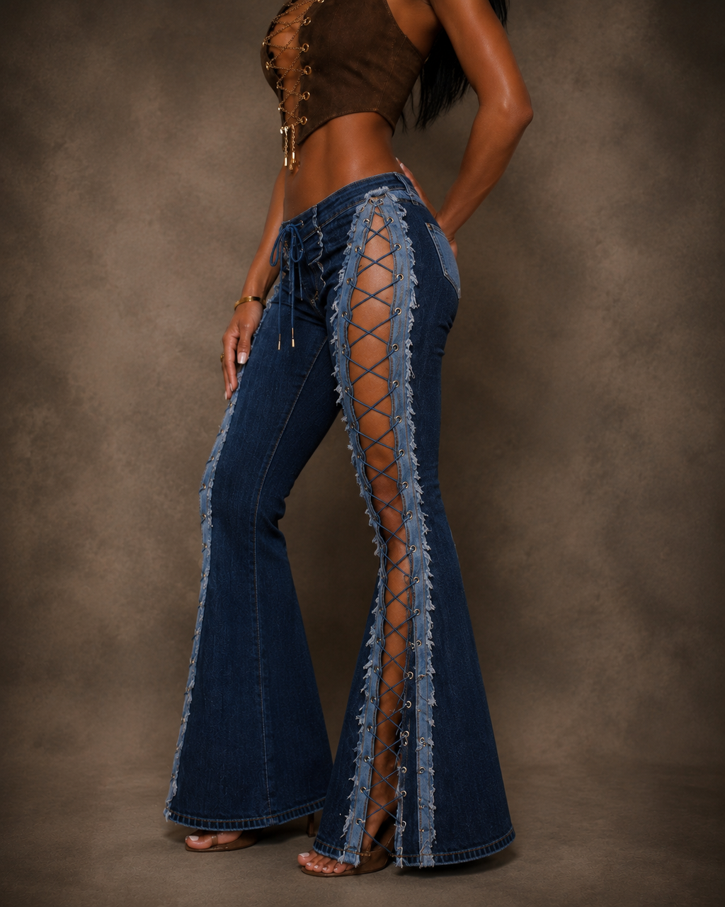 After Dark Lace Denim