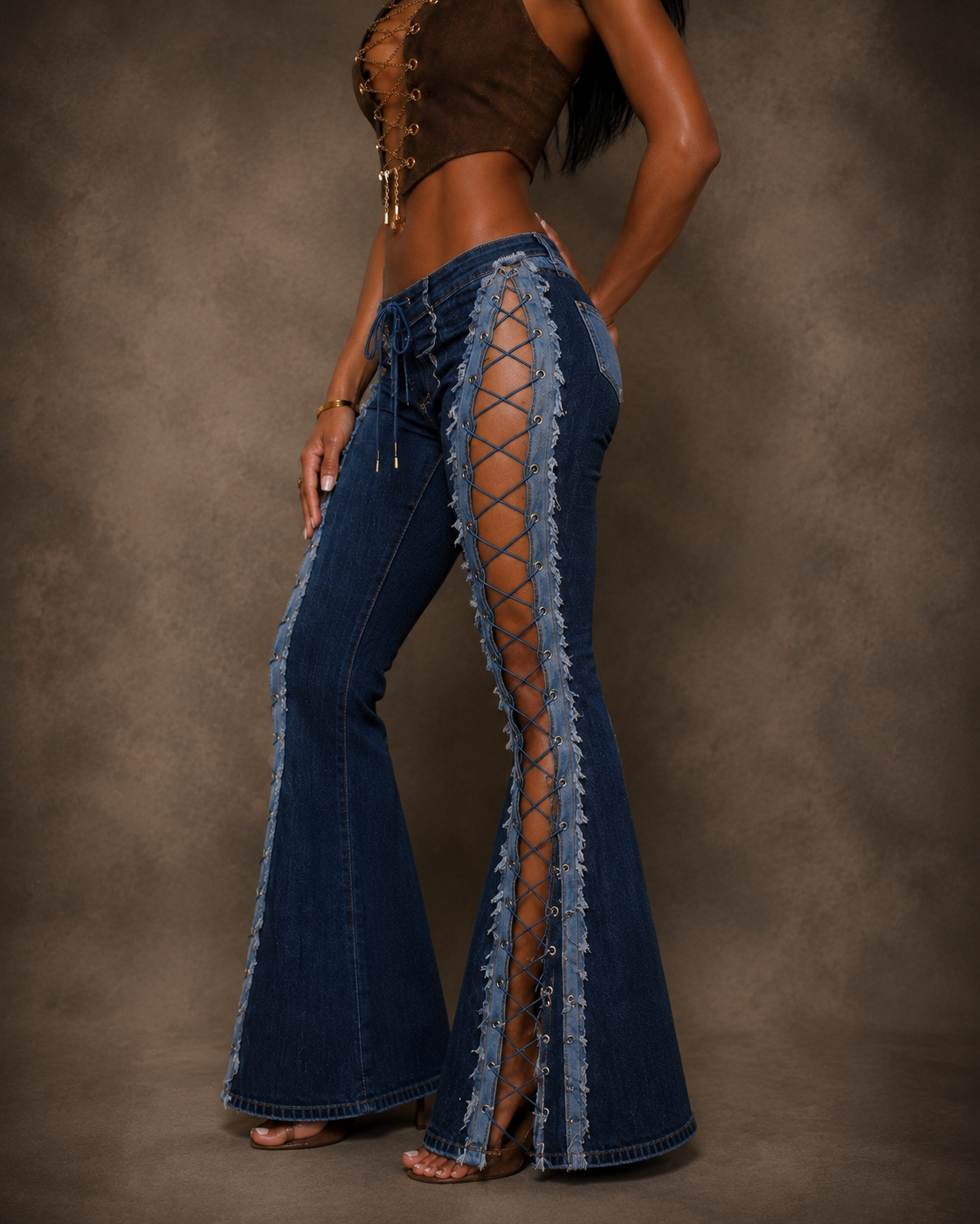 After Dark Lace Denim