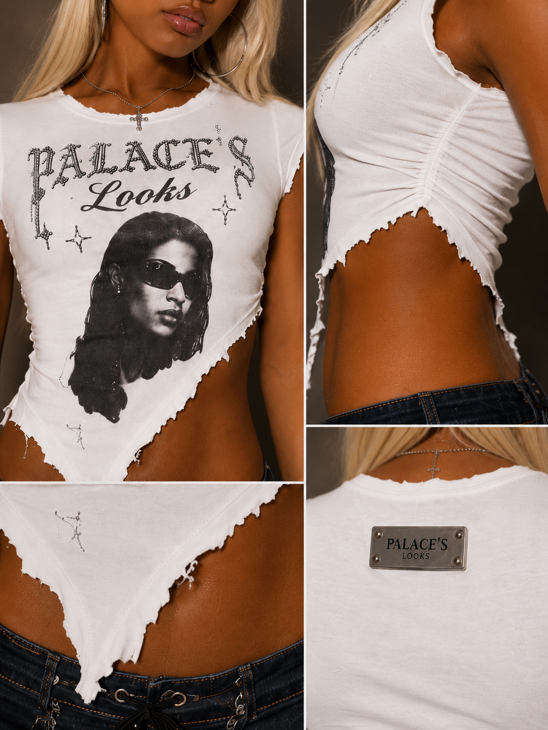 Diamond Doll Graphic Top