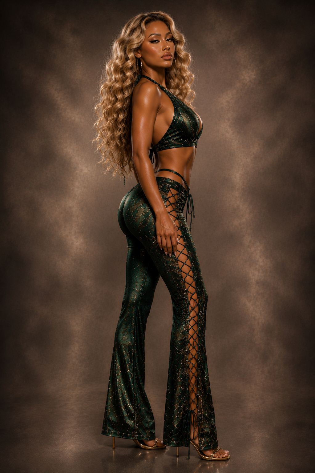 Emerald Y2K Set